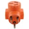 Ac Works Plug Adapter, 10-50R, 6-50P, 10-50P, 6-50P, 0 ft., Orange WD6501050 - alternate 7